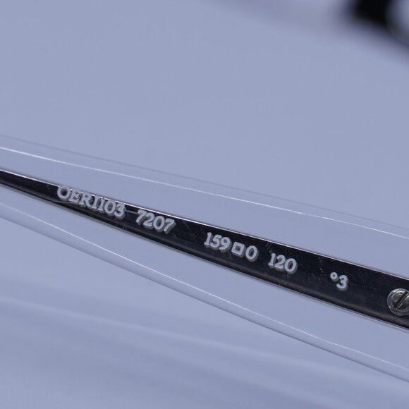 Off-White OERI103 BIG WHARF 7207 Sunglasses Silver Shield Frame, Grey Lenses - Picture 7 of 10